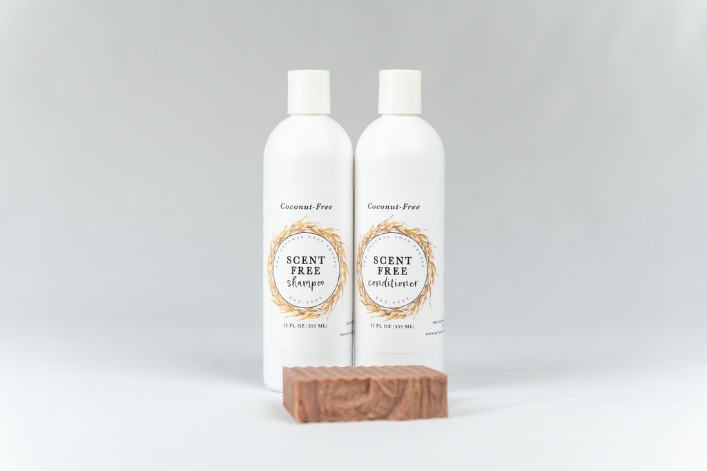 12 oz Shampoo & Conditioner & Bar Soap Bundle