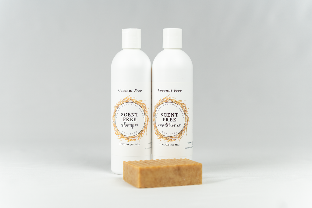 12 oz Shampoo & Conditioner & Bar Soap Bundle