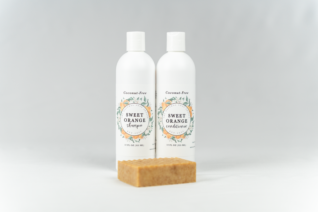 12 oz Shampoo & Conditioner & Bar Soap Bundle