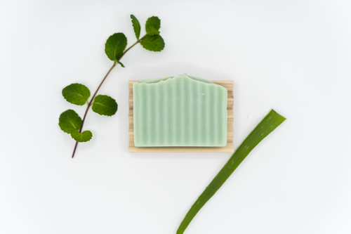 Aloe and Mint Bar Soap image 1