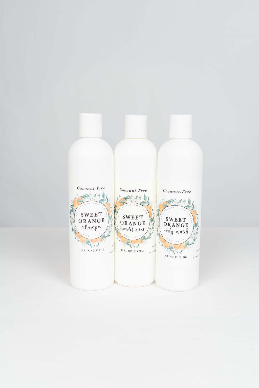 Shower Essentials Bundle- Sweet Orange (Shampoo, Conditioner, Body Wash) image 0