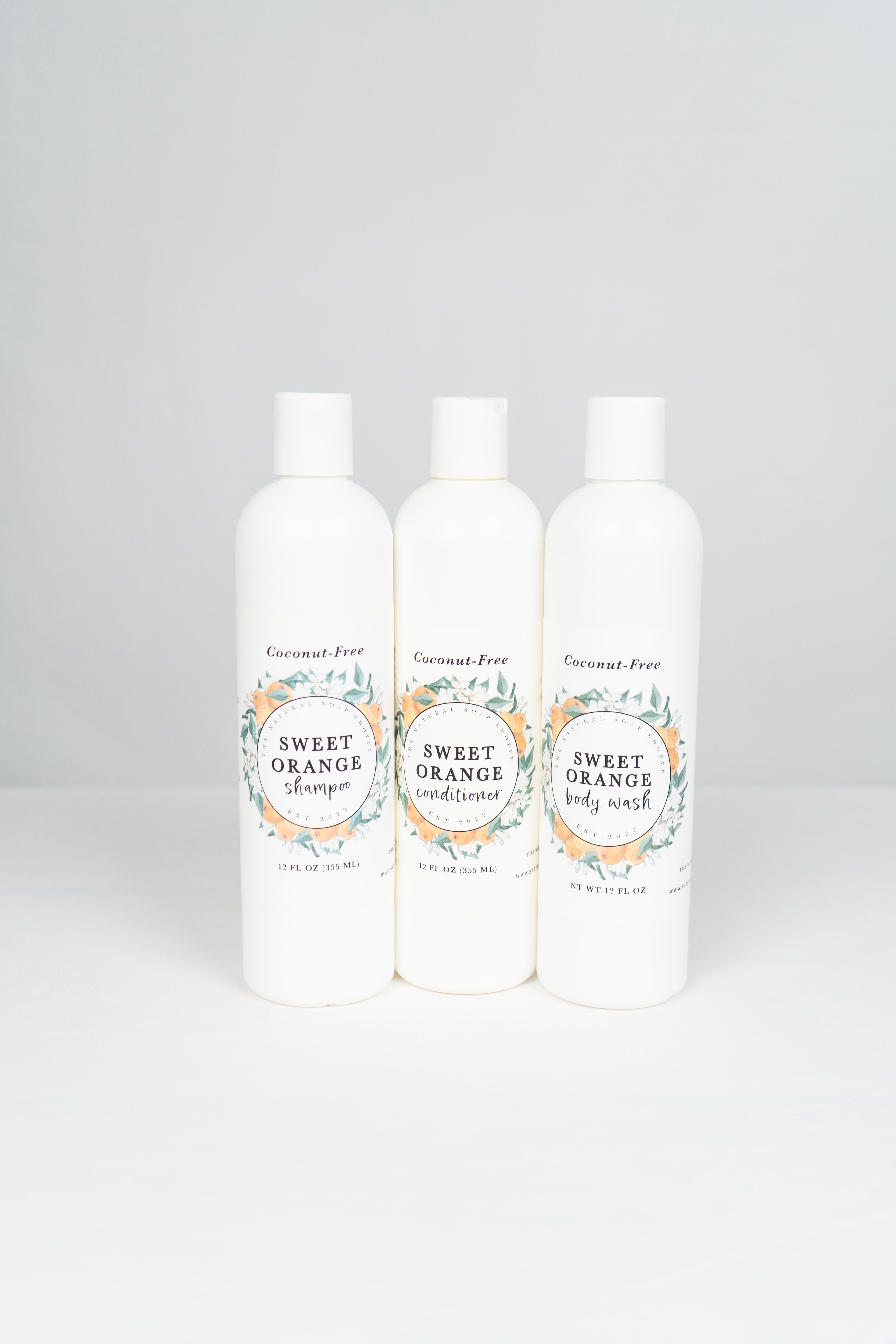 Shower Essentials Bundle- Sweet Orange (Shampoo, Conditioner, Body Wash) image 0