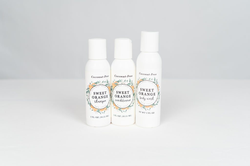 Shower Essentials Bundle- Sweet Orange (Shampoo, Conditioner, Body Wash) image 3