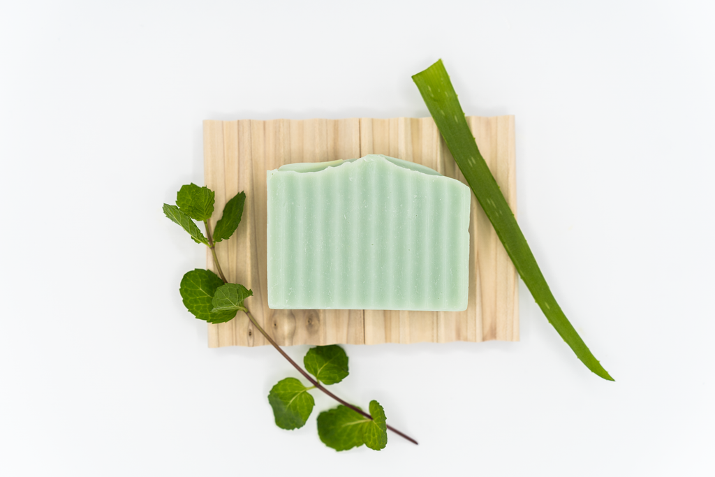 Aloe and Mint Bar Soap image 0