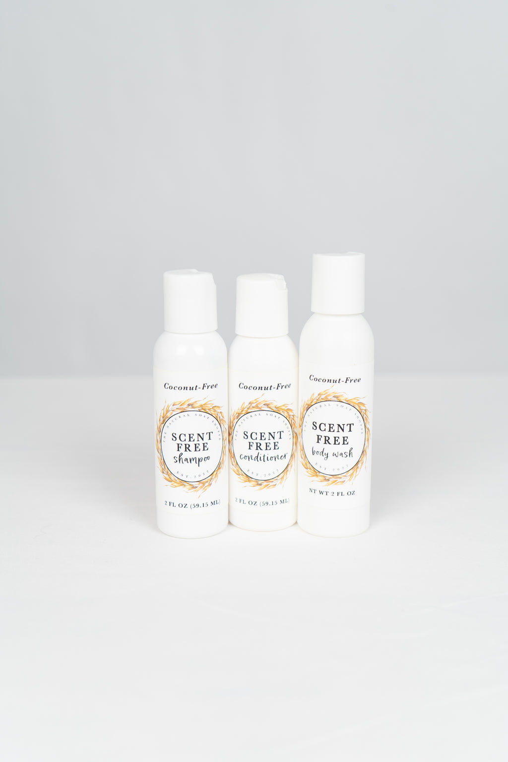 Shower Essentials Bundle - Scent-Free (Shampoo, Conditioner, Body Wash) image 2