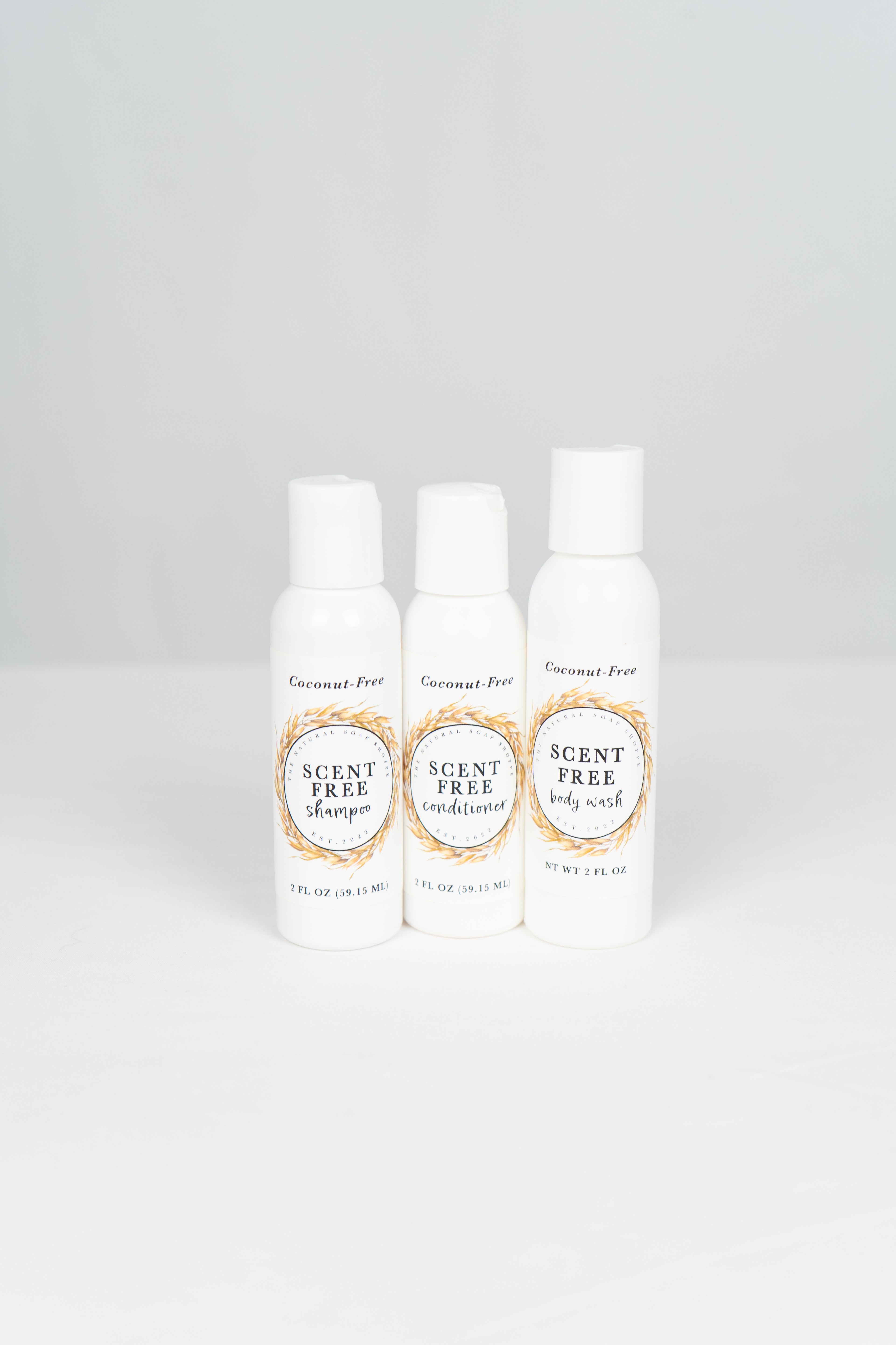 Shower Essentials Bundle - Scent-Free (Shampoo, Conditioner, Body Wash) image 2