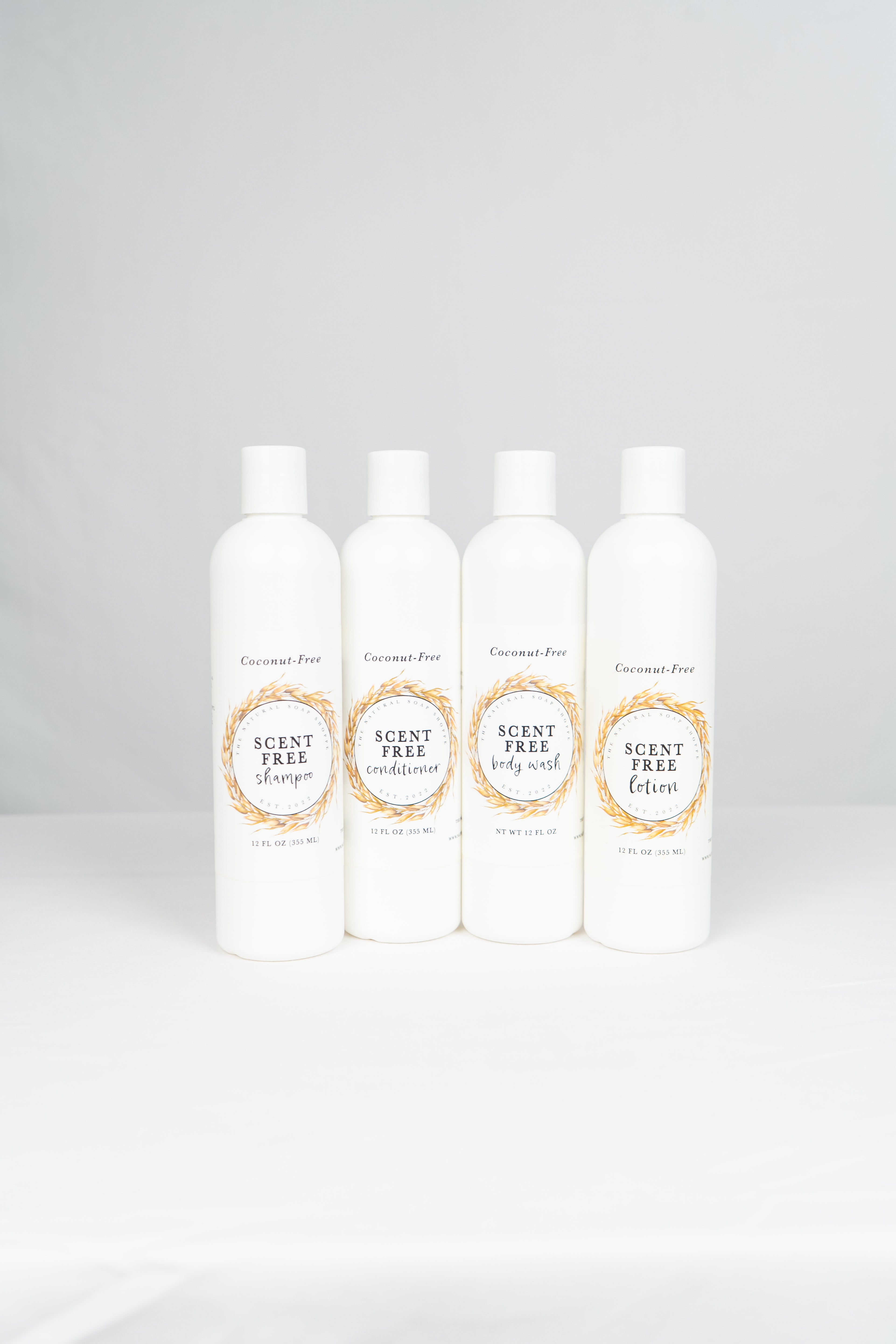 Shower Plus Bundle Scent-Free (Shampoo, Conditioner, Body Wash, Lotion) image 1