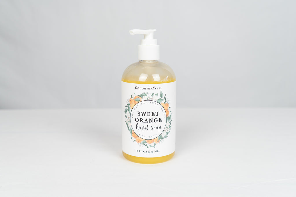 Sweet Orange Liquid Soap with Pump image 1