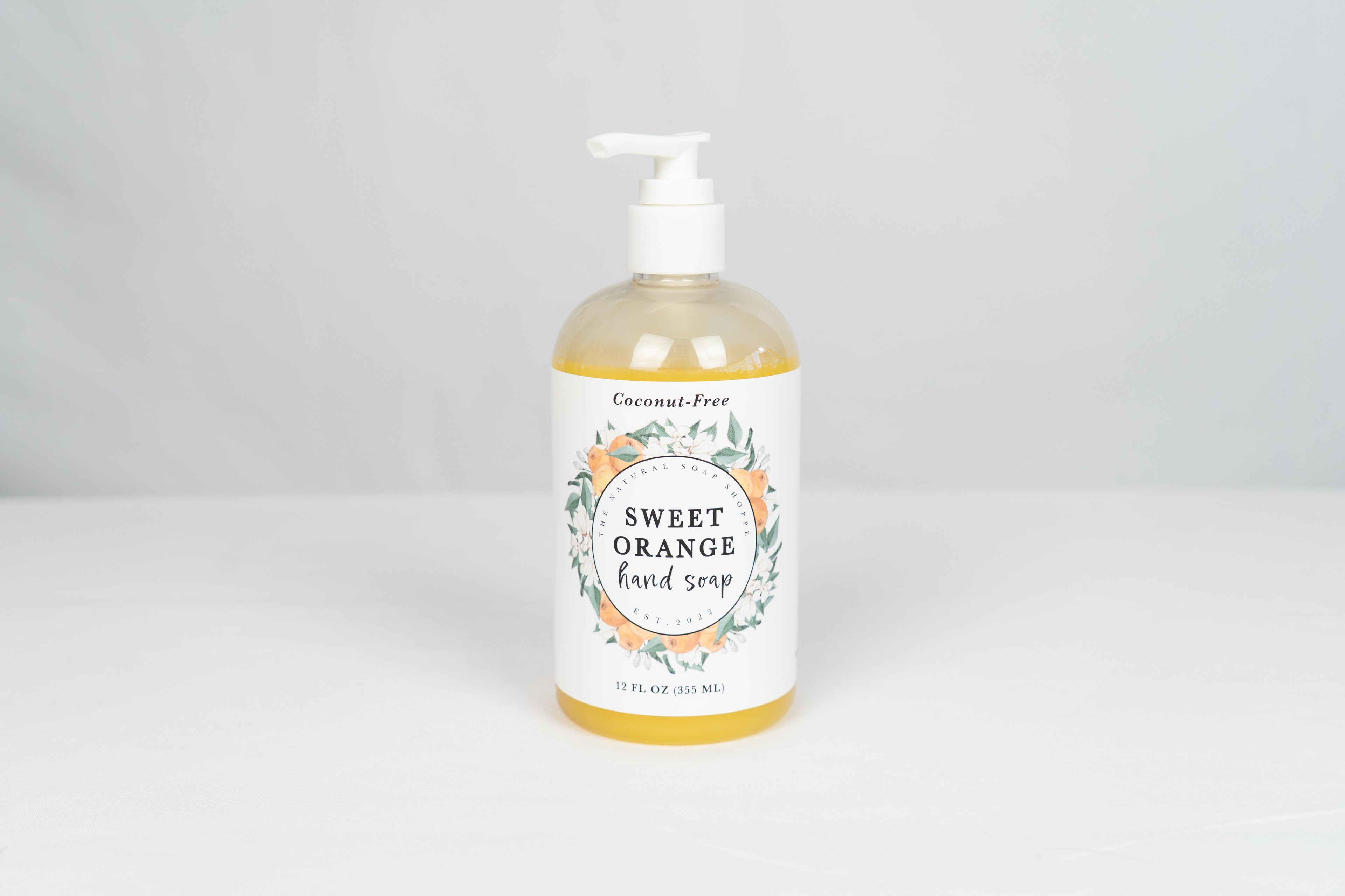 Sweet Orange Liquid Soap with Pump image 1