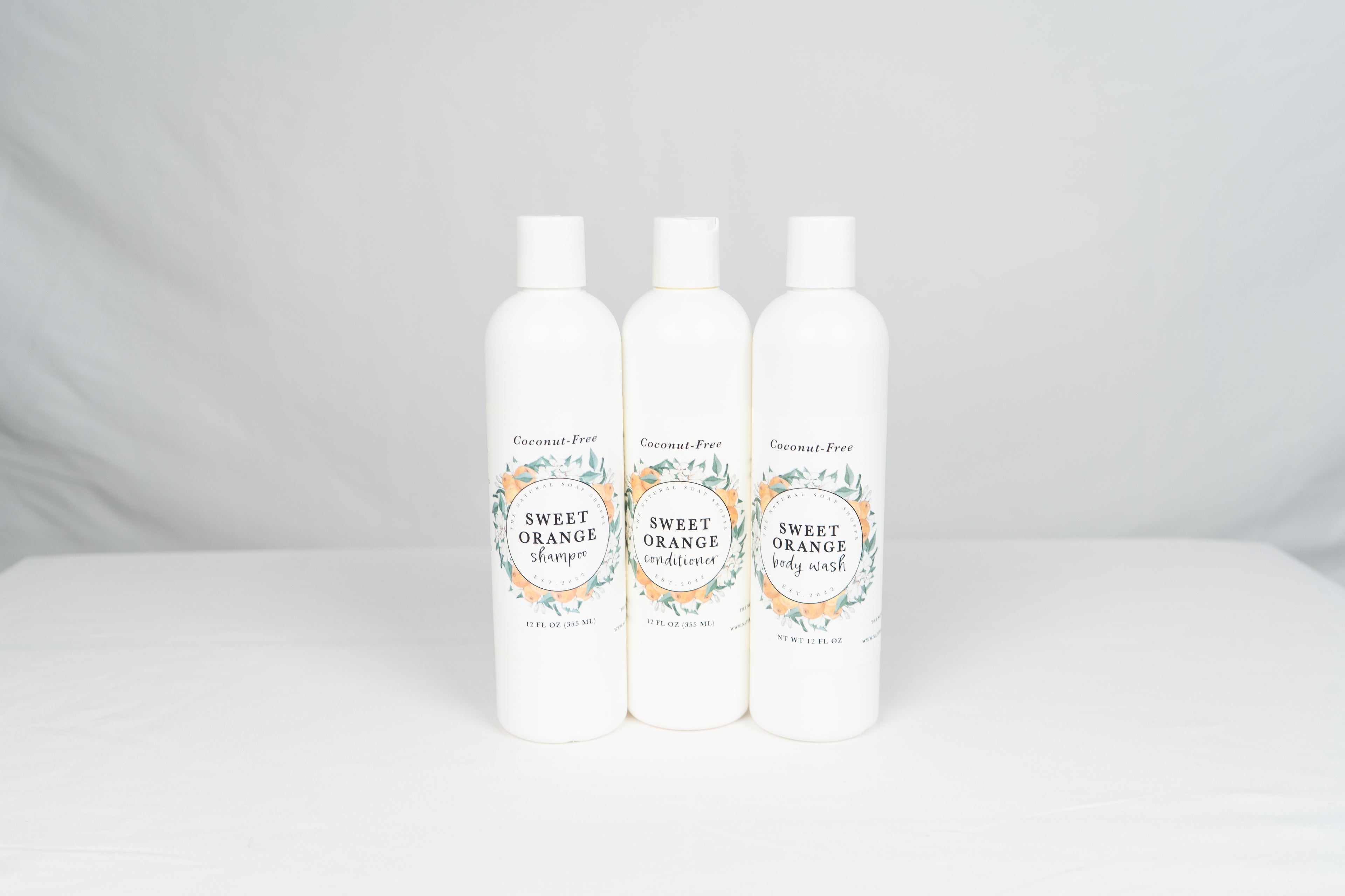 Shower Essentials Bundle- Sweet Orange (Shampoo, Conditioner, Body Wash) image 1
