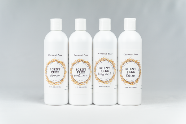 Shower Plus Bundle Scent-Free (Shampoo, Conditioner, Body Wash, Lotion)