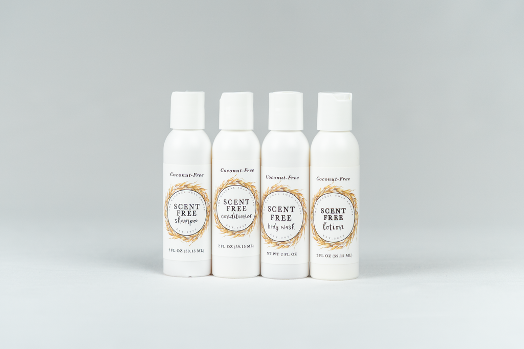 Shower Plus Bundle Scent-Free (Shampoo, Conditioner, Body Wash, Lotion)