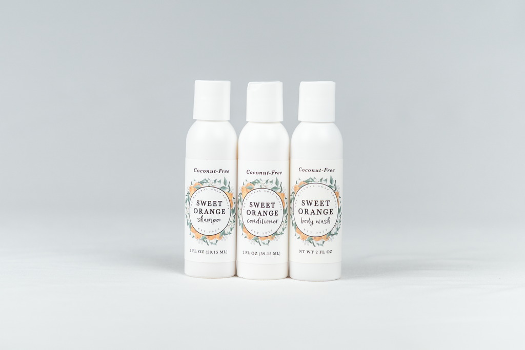 Shower Essentials Bundle- Sweet Orange (Shampoo, Conditioner, Body Wash)
