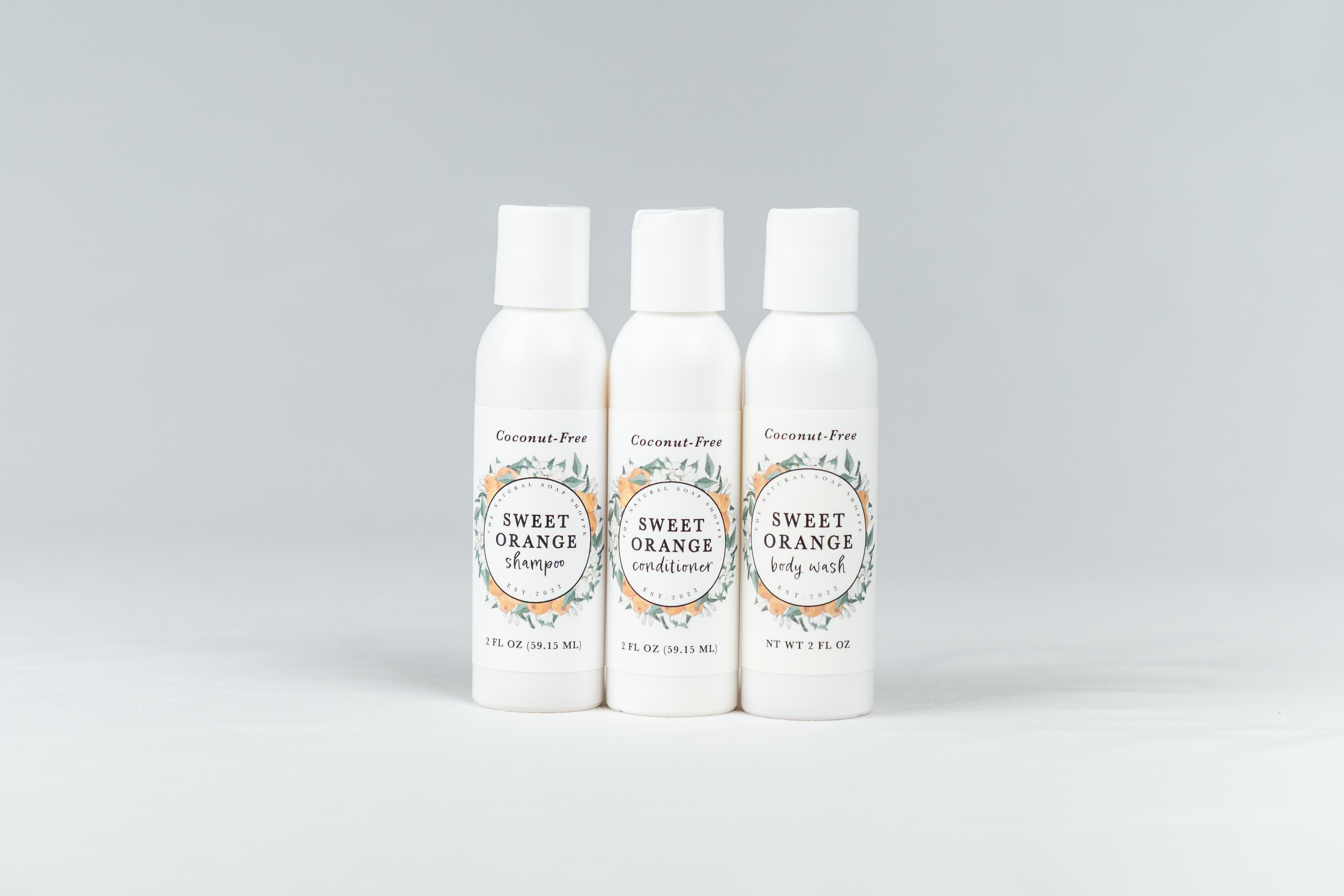Shower Essentials Bundle- Sweet Orange (Shampoo, Conditioner, Body Wash)