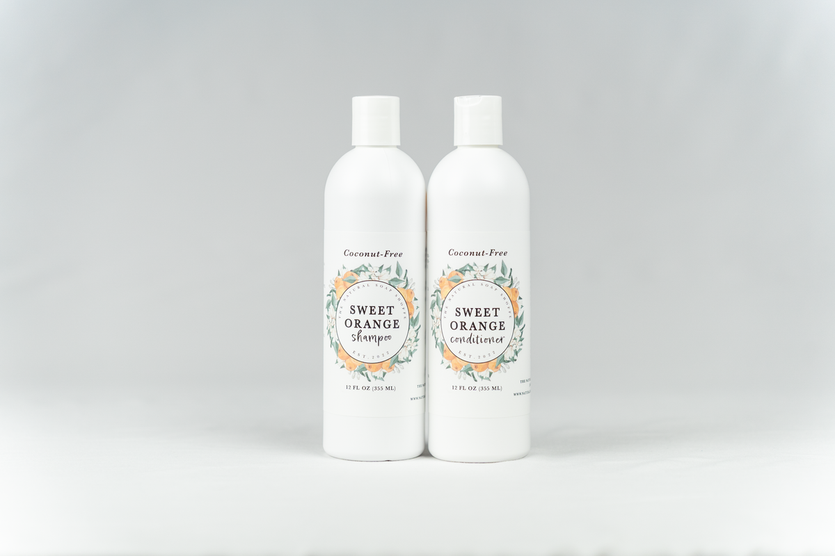 Sweet Orange Shampoo & Conditioner Bundle – The Natural Soap Shoppe